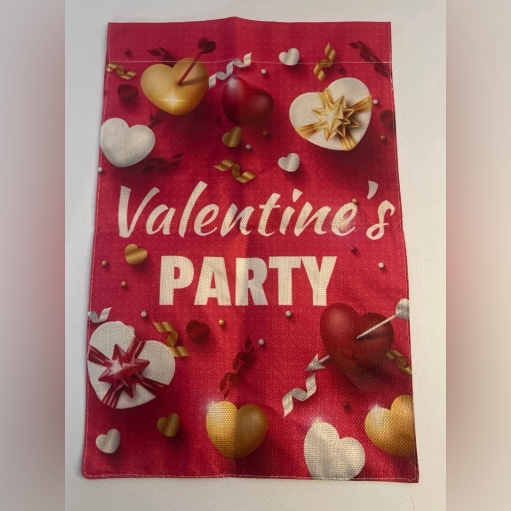 Valentine's Party Flag Garden Decor